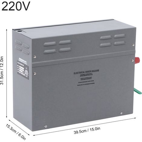 Generador eléctrico para sauna TM60 de 6 kW: panel de control táctil y pantalla LED para tiempo y temperatura. (1/5)