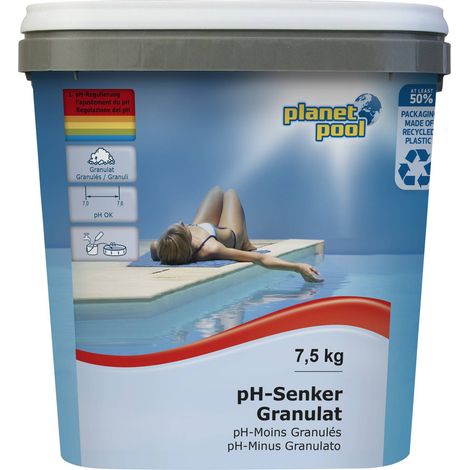 Planet Pool - pH-Senker Granulat, 7,5 kg