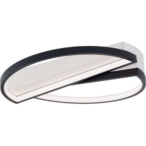 [GEBRAUCHT] B-Ware Olga Deckenlampe Deckenleuchte LED schwarz weiß Stahl Silikon Wohnzimmerlampe (1/2)