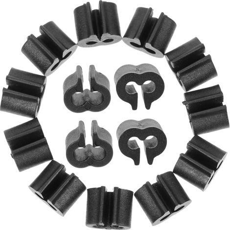 Gatuida Lot de 100 embouts de pieds de chaise en plastique, clips (1/5)