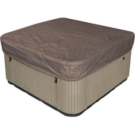 Outdoor square dustproof waterproof bathtub cover, rainproof hot spring bath cover cap (1/5)
