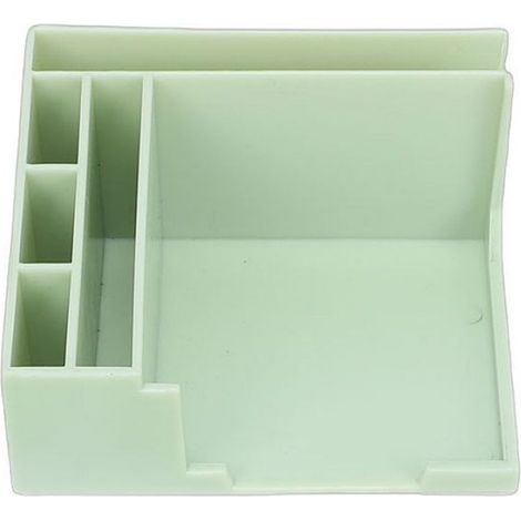 Pochoir Pour Notes Autocollantes - Support Meuble Bac En Abs - Pour Blocs 3x3 Et 4x4 - Ensemble Complet Avec 5 Pochoirs Et 1 Bloc De 100 Feuilles (1/5)