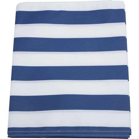 Tapis de jeu en toile Oxford pour enfants et adultes, activités d'équipe amusantes, course en groupe, bleu et blanc, 6 mètres (1/5)