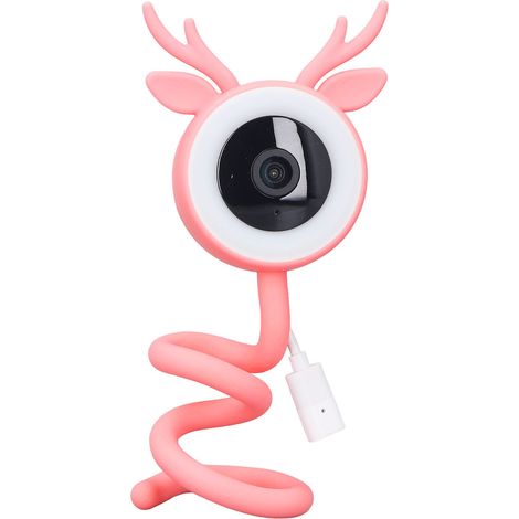Caméra WiFi intelligente 3MP avec audio bidirectionnel, vision nocturne infrarouge et babyphone en temps réel pour la maison et l'intérieur (1/5)