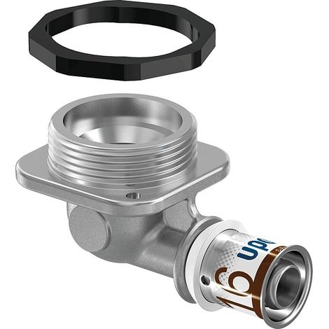 Uponor S-Press PLUS Anschlusswinkel flach 16-Rp1/2"FT, 1070657