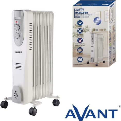 Radiador de aceite avant 7 elementos 1500w