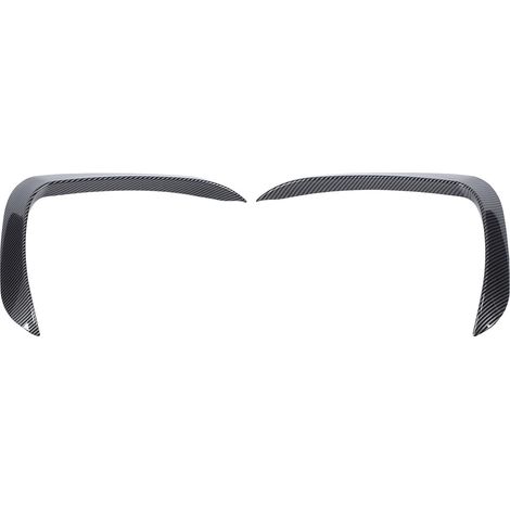 Paar Frontstoßstangen-Seitenspoiler, sportliches Design, verbesserte Aerodynamik, hohe Stabilität für X5 F15 M Sport, Carbonfaser-Optik (1/5)