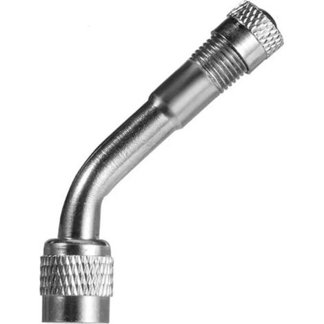 Électrovanne Tige de valve de pneu en laiton à angle de 135 degrés avec adaptateur d'extension for voiture, camion, moto Vanne (1/4)