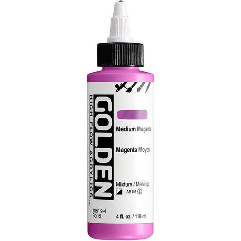 GOLDEN 119 ml HIGH FLOW Magenta Moyen - S6 (1/2)