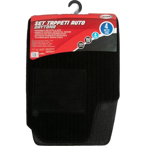 Set Completo Tappeti Auto Daytona in moquette 850 GR/MQ Universale