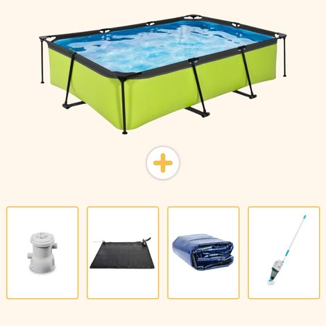 Exit-toys Piscine Exit Rectangulaire - 300x200x65 cm - 5-pièces S252 (1/5)