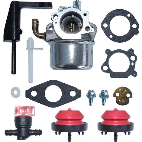 Kit de soupape d'arrêt de carburant compatible avec 591299 798650 698478 698474 791991 699486 698810 698857 694174 690046 693751 Pièces de tondeuse à gazon avec 2 amorceurs (1/5)