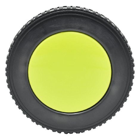 Roue avant en caoutchouc pour tondeuse à gazon, 2 pièces, 18 pouces