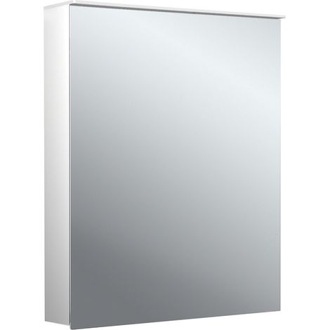 Armario con espejo iluminado emco flat 2 design LED con panel (1/5)