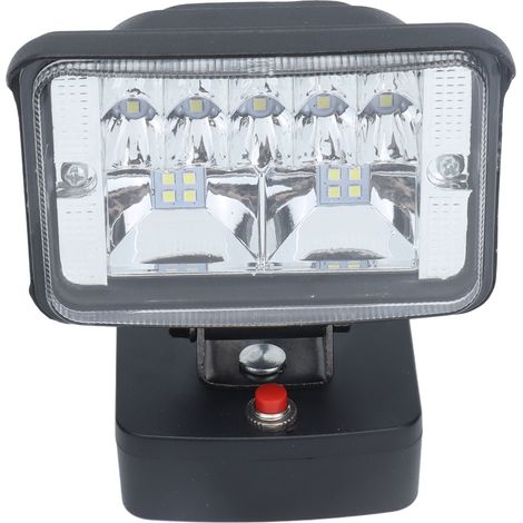 Illuminazione esterna a LED – faretto regolabile con 3 modalità – visibilità migliorata – compatibile con la serie BAT 18V