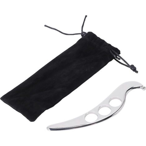 Gua Sha Guasha Platte aus Edelstahl Massagegerät Schaber zur Muskelentspannung Meridianmassagegerät Bo (1/4)