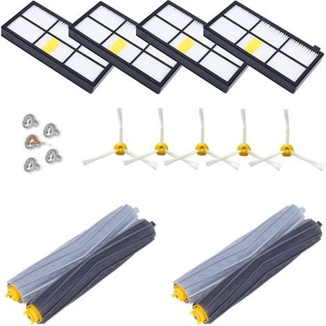 Kit di accessori per iRobot Roomba serie 861, 880, 860, 870, 861, 980, 885, 960, 805 ecc. DEBUNS