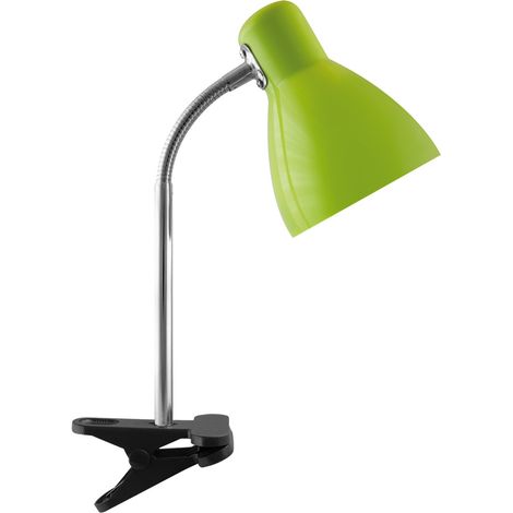 Lampe de lecture à clip 15W verte Kati E27 clip Ideus 02864 (1/2)