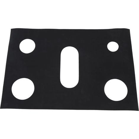 Protection de plaque de cuisson en PTFE réutilisable et lavable, résistante à la chaleur, pour cuisinière à gaz, noire. (1/5)