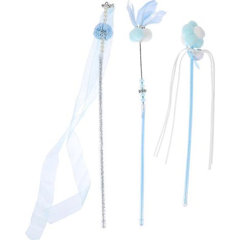 Lot de 3 jouets baguettes pour chat (1/3)