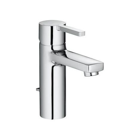 MEZCLADOR LAVABO MONOMANDO LISO NAIA CON AIREADOR CROMADO (1/3)