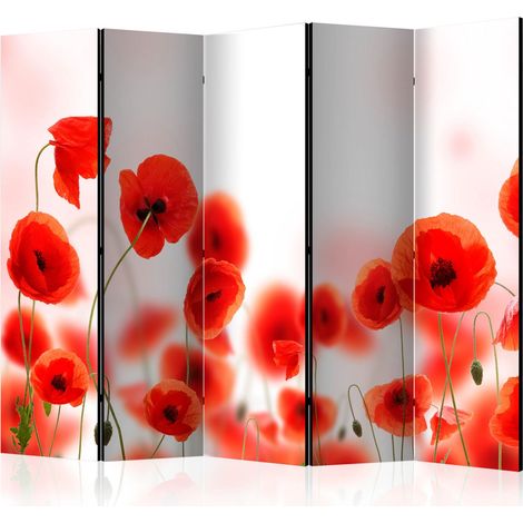 Paravento - Sleepy poppy's land II [Room Dividers] - 225x172 (1/4)