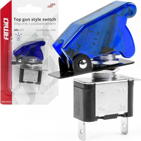 TOP GUN-Schalter, blaue Hintergrundbeleuchtung, amio-03096 (1/5)