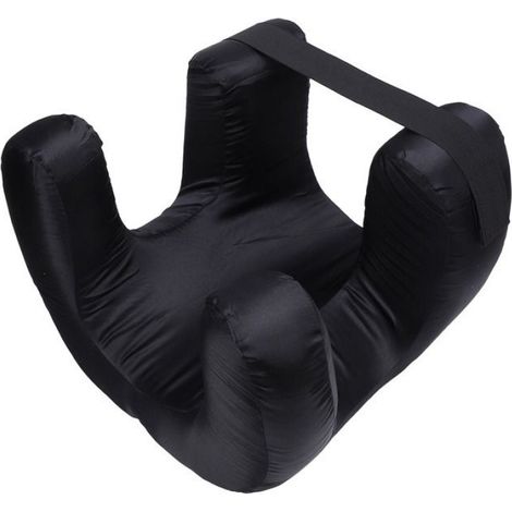 Oreiller pour le visage - - Noir - Mousse à mémoire de forme - Tissu en soie - Conception spéciale (1/5)