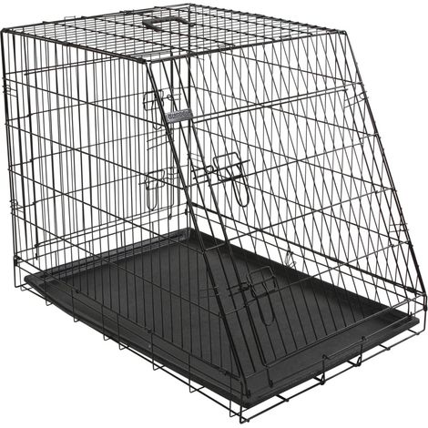 Hundekäfig 107x74x85 cm Schwarz Kerbl (1/5)
