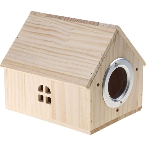 Nichoir suspendu pour perroquets, cage à oiseaux, nichoir en bois pour inséparables, perruches, calopsittes, perruches ondulées, conures