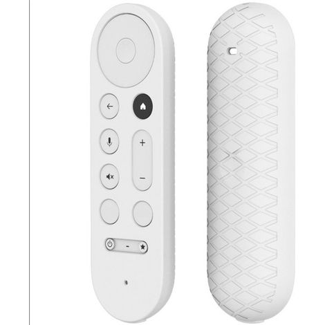 Custodia protettiva compatibile con il telecomando di Google TV Streamer 4K - Bianca (2024)