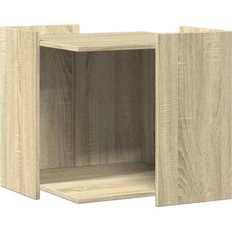Maison Exclusive - Mueble arenero para gatos madera roble Sonoma