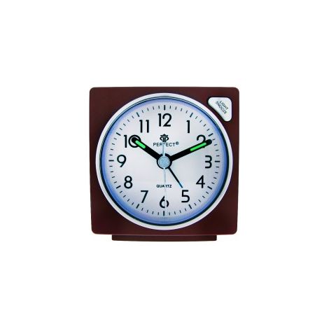 Reloj despertador de cuarzo S271C2-marrón perfecto