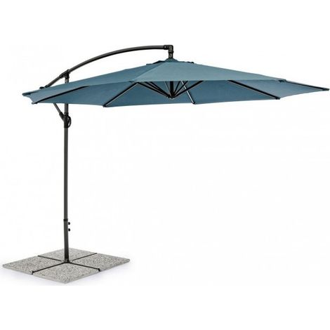 Parasol avec bras 360° Texas 300x h260 cm Anthracite - Paon (1/5)