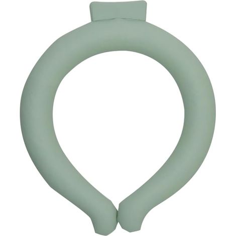 Tube de Refroidissement Du Cou, pour L'Été Chaud, Refroidisseur de Cou à Anneau de Glace pour les Sports de Plein Air Chauds, Travailleurs de Plein Air Vert (1/5)