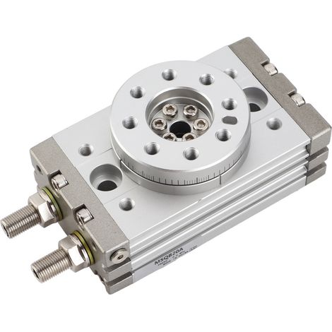 Vérin rotatif pneumatique à crémaillère double effet cylindre air 20mm MSQB20A (1/5)