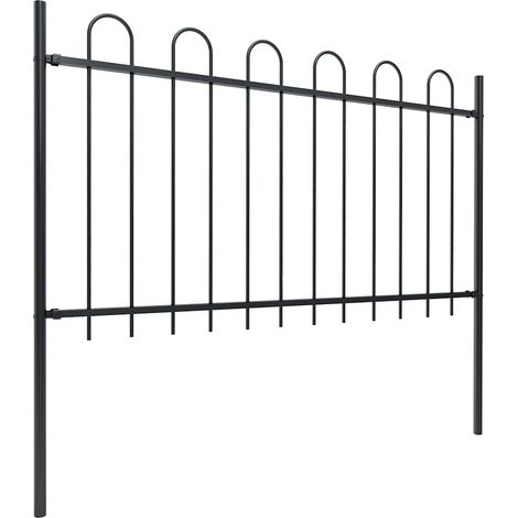 Maison Exclusive - Gartenzaun  Stahl  Robust  Modern