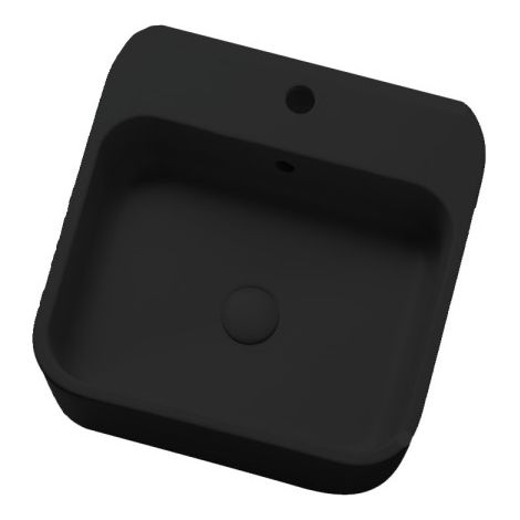 Lavabo Ceramique Cosa A Poser Ou A Suspendre Monotrou Blackmat - CRISTINA ONDYNA COSA484813 (1/2)