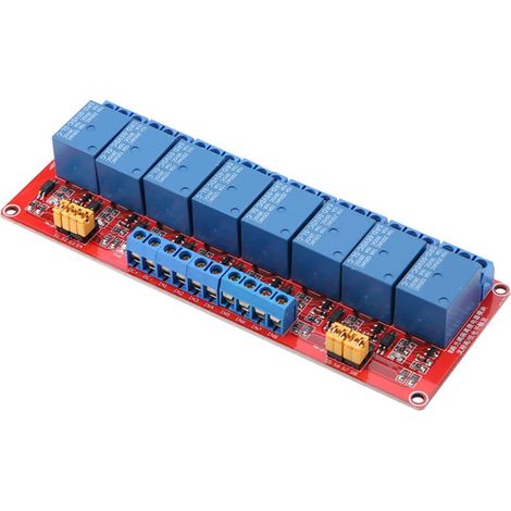 8-Kanal-Optokoppler-Relaismodulplatine, High- und Low-Triggerung 5 V (1/5)