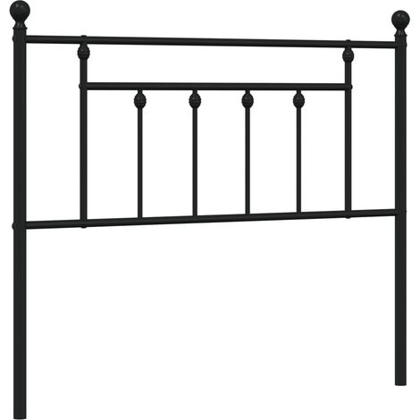 Maison Exclusive - Testiera di Ricambio in Metallo Nero 107 cm (1/5)