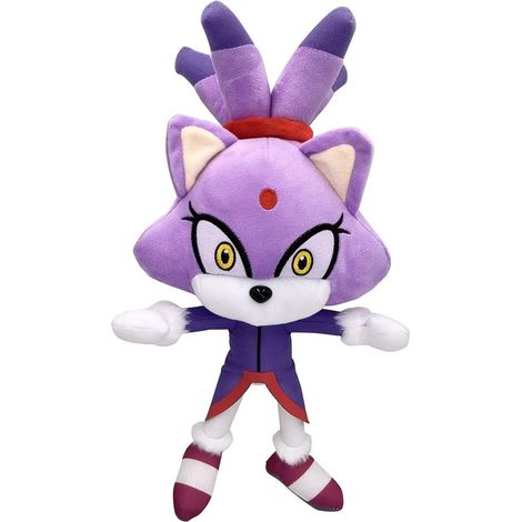 Chat violette en peluche 32 cm, jouet animal cartoon pour enfants, garçons et filles, cadeau de Noël et anniversaire (1/5)