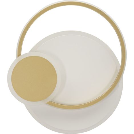 LED-Wandleuchte in Schüsselform, 29 x 6,5 x 34 cm (Licht mit 3 Farbtemperaturen) (1/5)