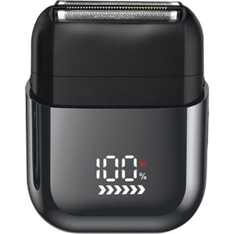 Mini Rasoir Électriques pour Hommes avec Affichage LED, Rasoir Électrique Étanche IPX7, Mini Rasoir Portable Silencieux et Lavable, Rasoir Homme (1/5)