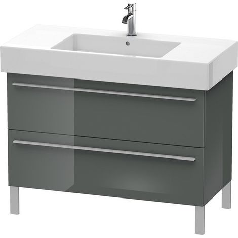 Meuble sous-vasque X-LARGE 1000x470x588mm Gris Doloaveci brillant