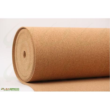 rouleau isolant souple en liège dense, ép. 4mm - 10m x 1m (1/6)