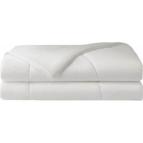 Cooling Blanket, Cooling Blanket, Summer Quilt, Lightweight Throw, Breathable, Air Permeable Structure, Soft Feel Fabric, White, King Size 229 x 275 cm (1/5)