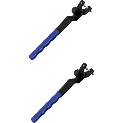 2 Pièces clé à ergots clé de meuleuse d'angle à molette réglable plate à cliquet dynamométrique à ergot de poignée mécanique jeu de s outils électriques manche (1/4)