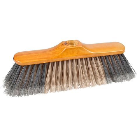 Tête de Balai "Effet Bois" 33cm Naturel
