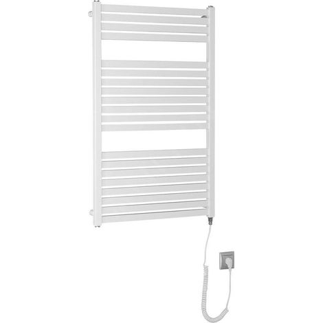 Aqualine - Sèche-serviettes Tondi-E 60x97 cm, 400 W, blanc DE460T (1/5)