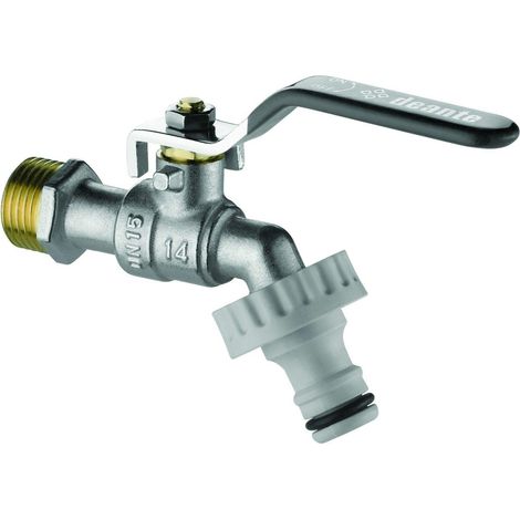 VALVOLA A SFERA DA GIARDINO CON ADATTATORI - 3/4" CROMATA VFA 252L
